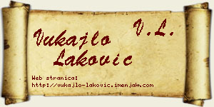 Vukajlo Laković vizit kartica